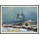 Notre Dame de Paris par Temps de Neige, A New Print Of an Albert Lebourg Painting