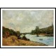 Paris the Bridge of Saint Peres, A New Print Of an Albert Lebourg Painting