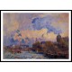 Paris the Seine at Pont des Arts and the Institute, A New Print Of an Albert Lebourg Painting