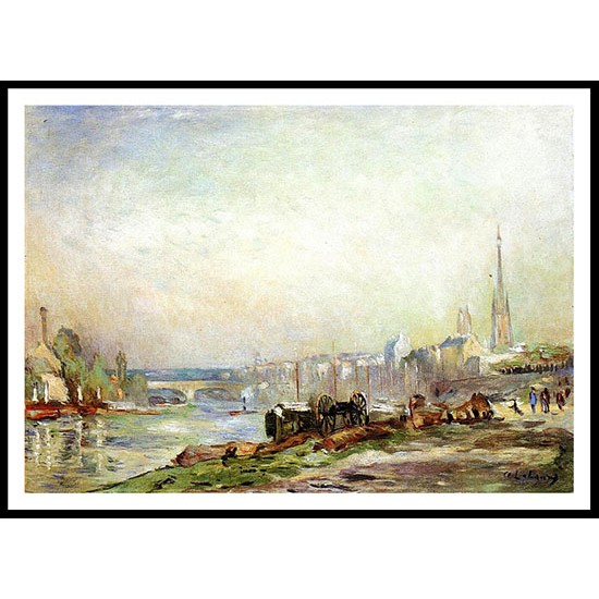 Rouen the Seine and the Cathedral, A New Print Of an Albert Lebourg Painting