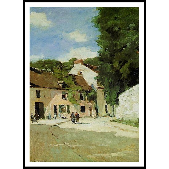 Rue a Mortefontaine 1880, A New Print Of an Albert Lebourg Painting