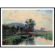 The Banks of the Durdent, A New Print Of an Albert Lebourg Painting