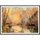 The Canal at Charenton, A New Print Of an Albert Lebourg Painting