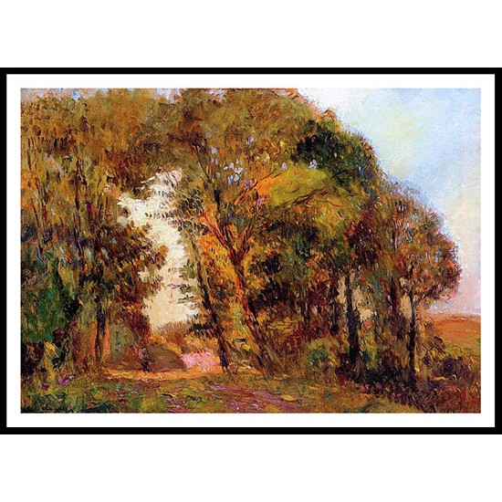 The Forest in Autumn near Rouen, A New Print Of an Albert Lebourg Painting