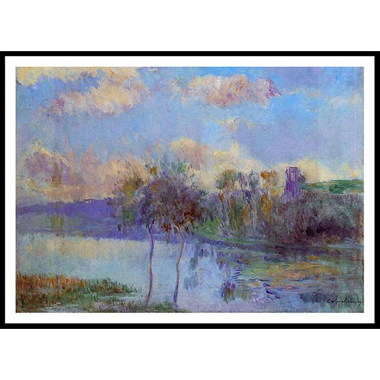 The Pond at Chalou Moulineux near Etampes, A New Print Of an Albert Lebourg Painting