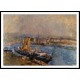 The Port of Rouen, A New Print Of an Albert Lebourg Painting