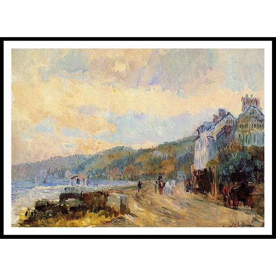 The Seine at Croisset near Rouen, A New Print Of an Albert Lebourg Painting