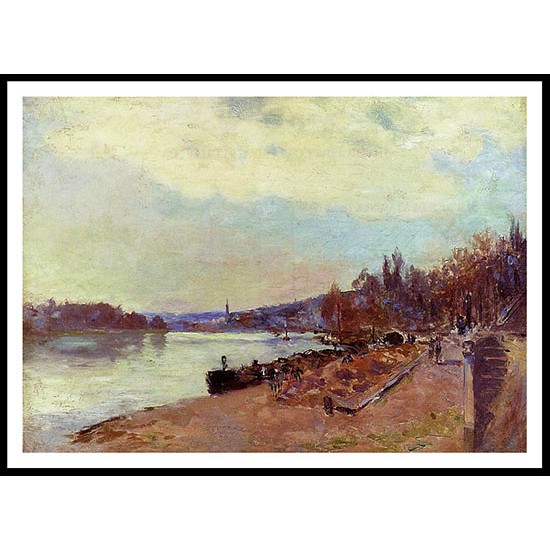 The Seine at Suresnes, A New Print Of an Albert Lebourg Painting