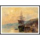 The Seine near Rouen, A New Print Of an Albert Lebourg Painting