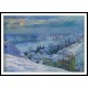 The Village of Herblay under Snow 1895, A New Print Of an Albert Lebourg Painting