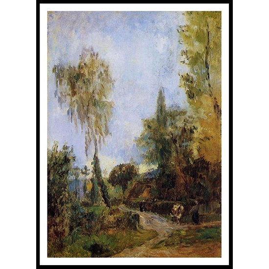 Un Chemin a Hondouville 1900, A New Print Of an Albert Lebourg Painting