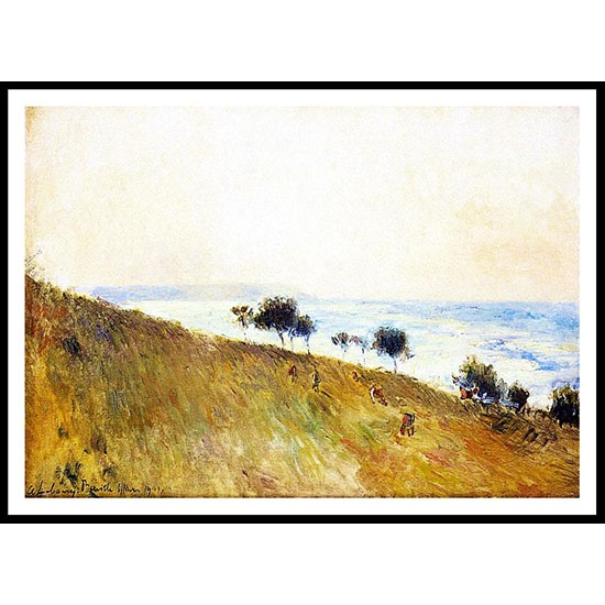 View of Berville sur Mer 1903, A New Print Of an Albert Lebourg Painting