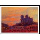 View of Notre Dame and the Seine, A New Print Of an Albert Lebourg Painting