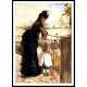 1870 Woman and child on a balcony, A New Print of a painting by Berthe Morisot