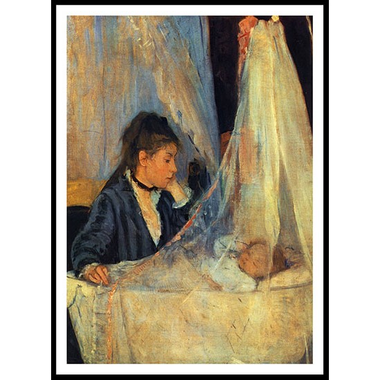 1872 Berthe Morisot Le Berceau, A New Print of a painting by Berthe Morisot