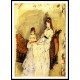 1872 Madame Pontillon and her daughter on a settee, A New Print of a painting by Berthe Morisot