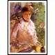 1878 Jeune Fille pres dune Fenetre, A New Print of a painting by Berthe Morisot