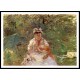 1880 Berthe Morisot La Nourrice Angele allaitant Julie Manet, A New Print of a painting by Berthe Morisot