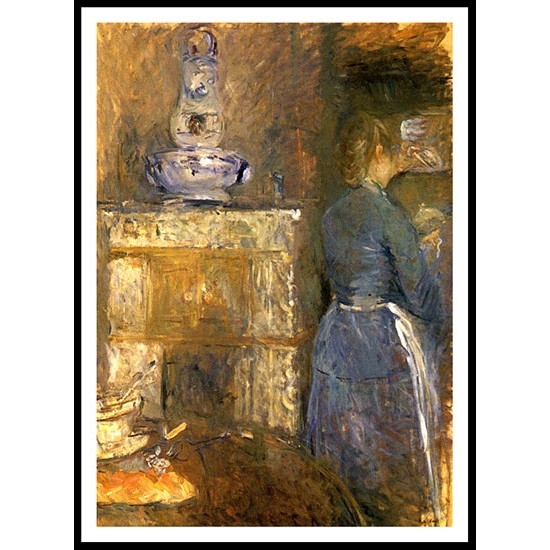 1880 Berthe Morisot La salle a manger, A New Print of a painting by Berthe Morisot