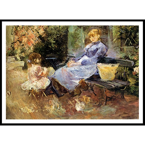 1883 The Fable, A New Print of a painting by Berthe Morisot