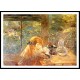 1884 In the Veranda, A New Print of a painting by Berthe Morisot