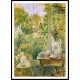 1884 The Headstock in the Veranda, A New Print of a painting by Berthe Morisot