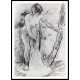 1888 Bather Upright, A New Print of a painting by Berthe Morisot