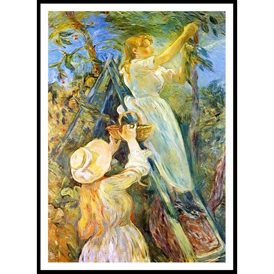 1891 The Cherry tree, A New Print of a painting by Berthe Morisot