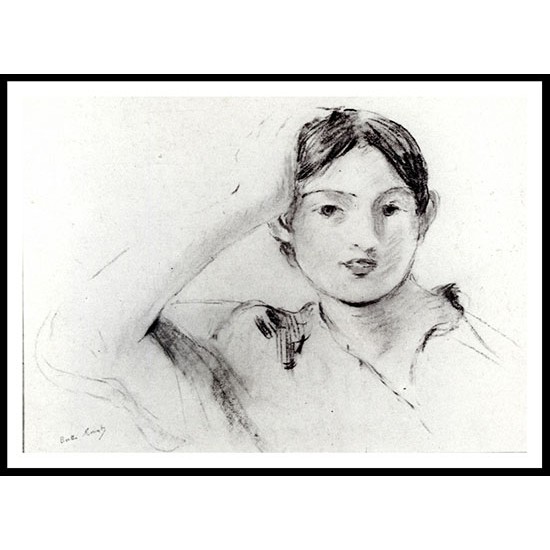 1893 Jeanne Pontillon, A New Print of a painting by Berthe Morisot