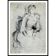 1894 Jeune Fille Blonde Fair Girl, A New Print of a painting by Berthe Morisot