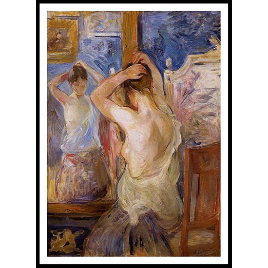 Before the Mirror, A New Print of a painting by Berthe Morisot