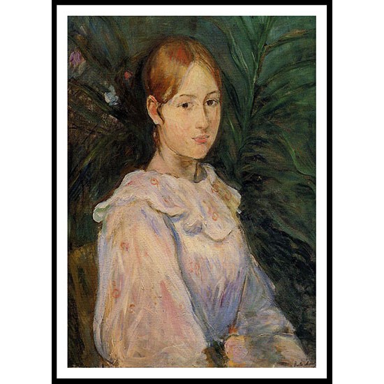 Bust of Alice Gamby, A New Print of a painting by Berthe Morisot