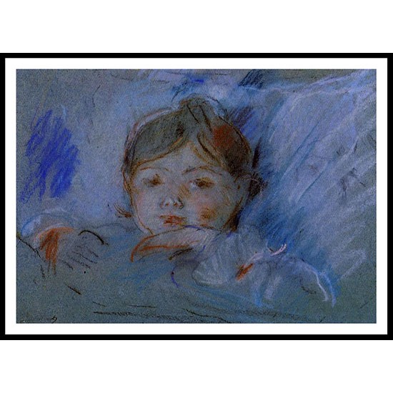 Child in Bed, A New Print of a painting by Berthe Morisot