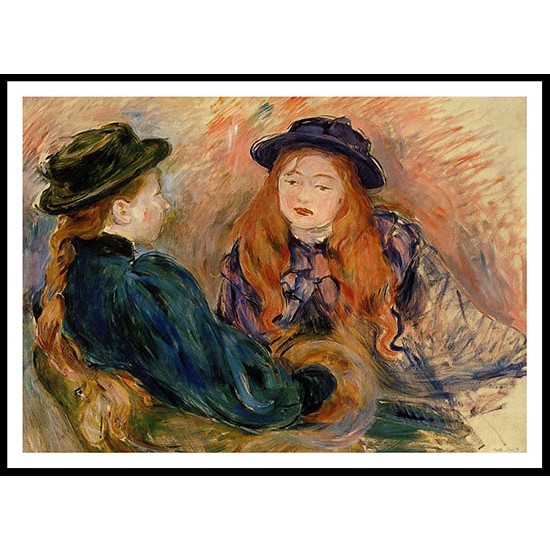 Conversation, A New Print of a painting by Berthe Morisot