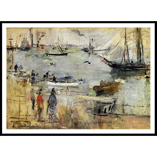 English Seascape, A New Print of a painting by Berthe Morisot