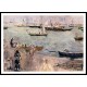 Harbor Scene Isle Wight, A New Print of a painting by Berthe Morisot