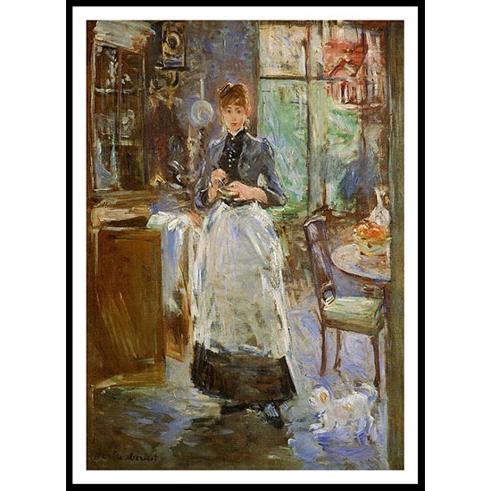 In the Dining Room, A New Print of a painting by Berthe Morisot