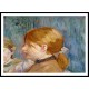 Jeannies Head also known as Tete de Jeannie, A New Print of a painting by Berthe Morisot