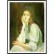 Julie Daydreaming, A New Print of a painting by Berthe Morisot