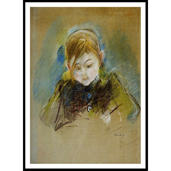 Julie Writing, A New Print of a painting by Berthe Morisot