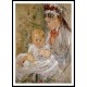 Julie with Her Nurse, A New Print of a painting by Berthe Morisot