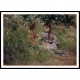 Julie with Pasie in the Garden at Bougival, A New Print of a painting by Berthe Morisot