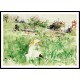 Little Girl Sitting on the Grass, A New Print of a painting by Berthe Morisot