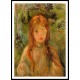 Little Girl at Mesnil Jeanne Bodeau, A New Print of a painting by Berthe Morisot