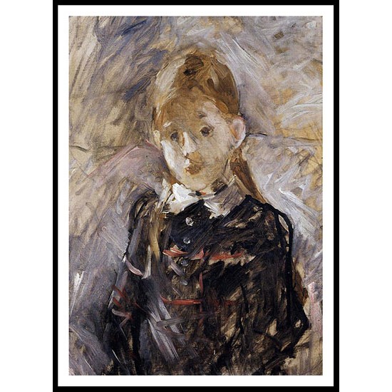 Little Girl with Blond Hair, A New Print of a painting by Berthe Morisot