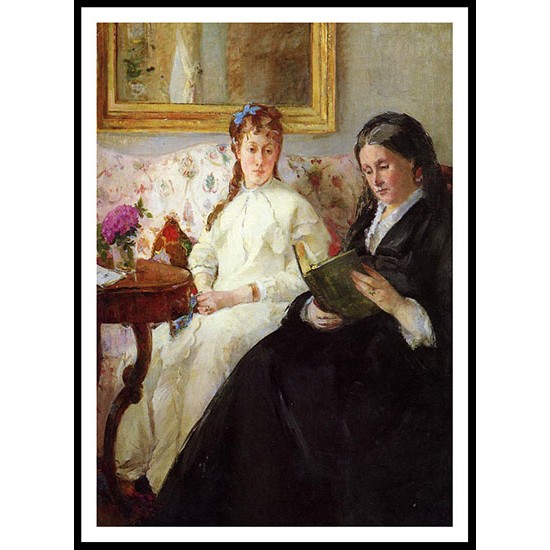 Mother and Sister of the Artist, A New Print of a painting by Berthe Morisot