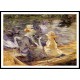 On the Lake in the Bois de Boulogne, A New Print of a painting by Berthe Morisot