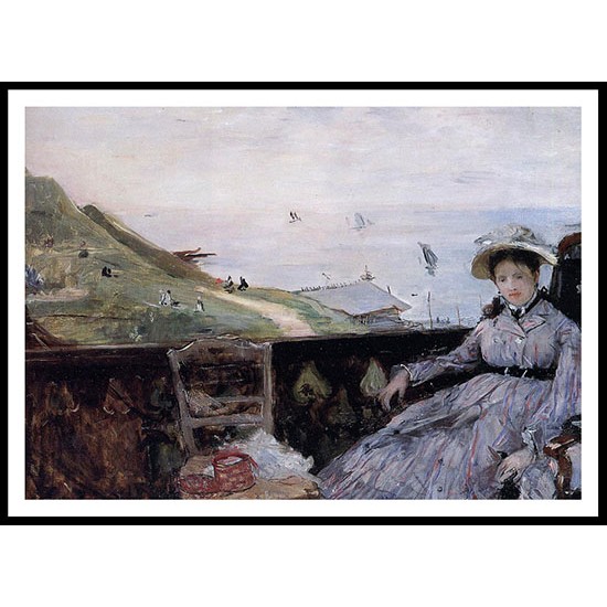 On the Terrace, A New Print of a painting by Berthe Morisot