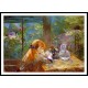 On the Veranda, A New Print of a painting by Berthe Morisot