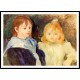 Portrait of Children, A New Print of a painting by Berthe Morisot